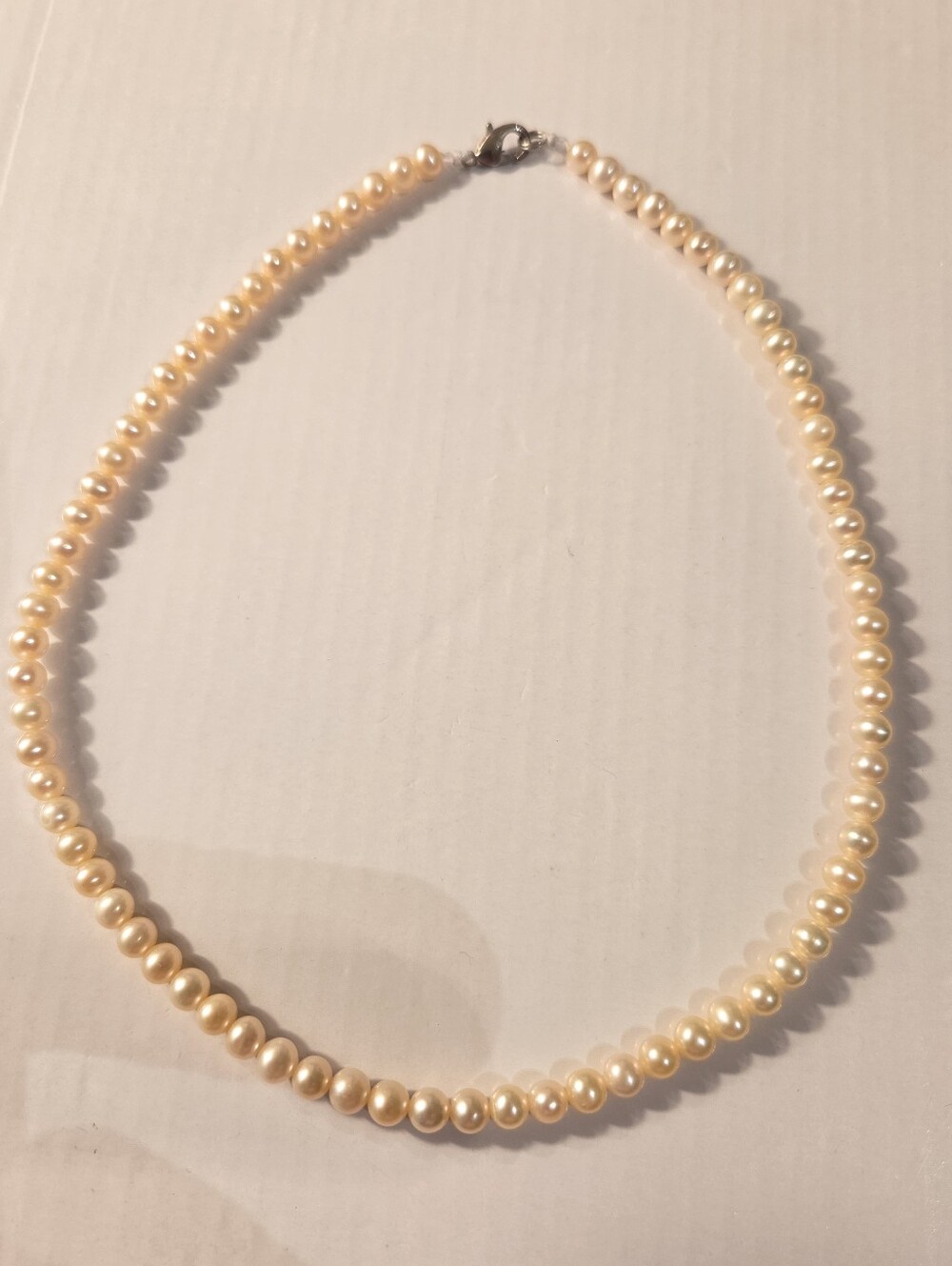 REAL Pearl Necklace in Cream - Women's Jewelry
